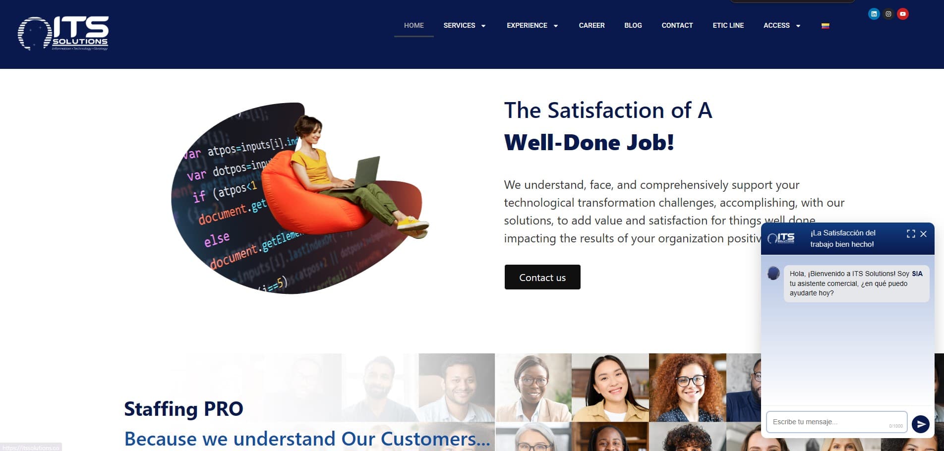 Preview of the ITS Solutions AI Sales Assistant