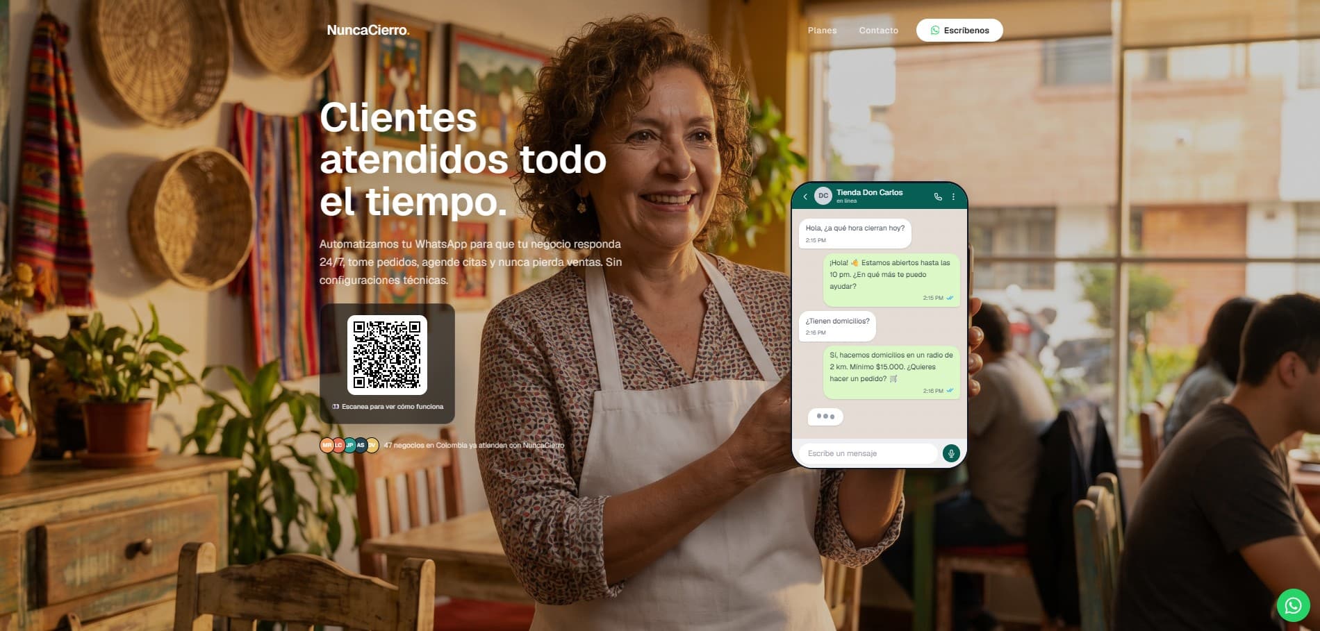 Preview of NUNCA CIERRO project